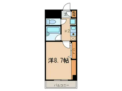 協和高輪マンション(1K/10階)の間取り写真