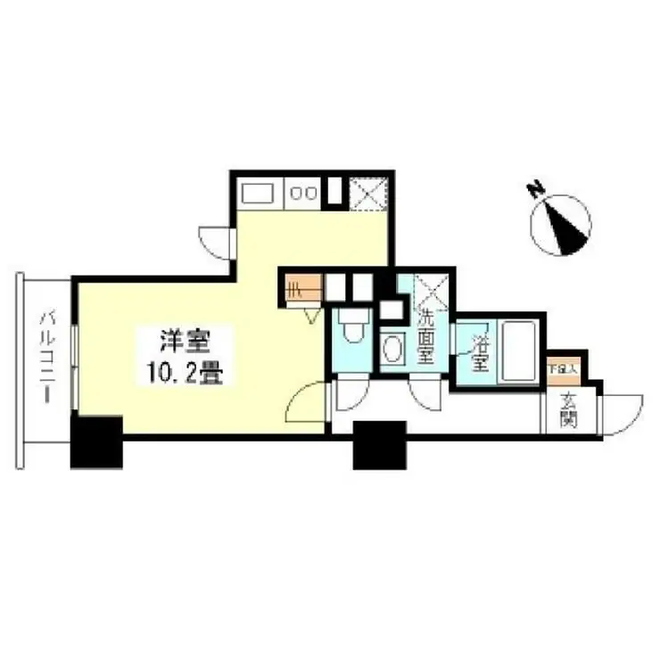 TKフラッツ渋谷 2階階 間取り
