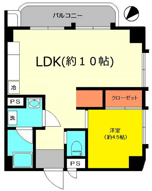 妙義坂マンション 5階階 間取り