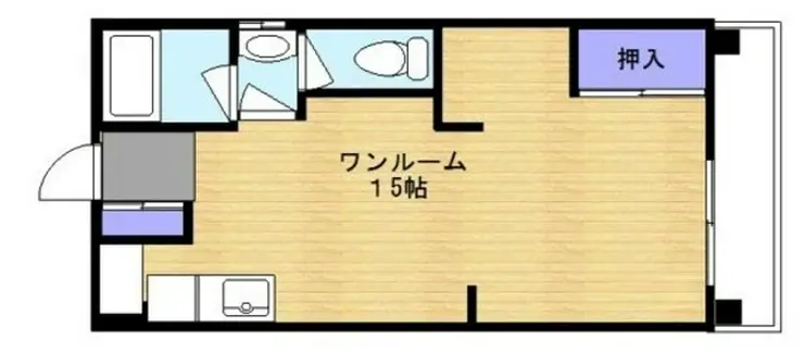 グロリアハイツ 1階階 間取り