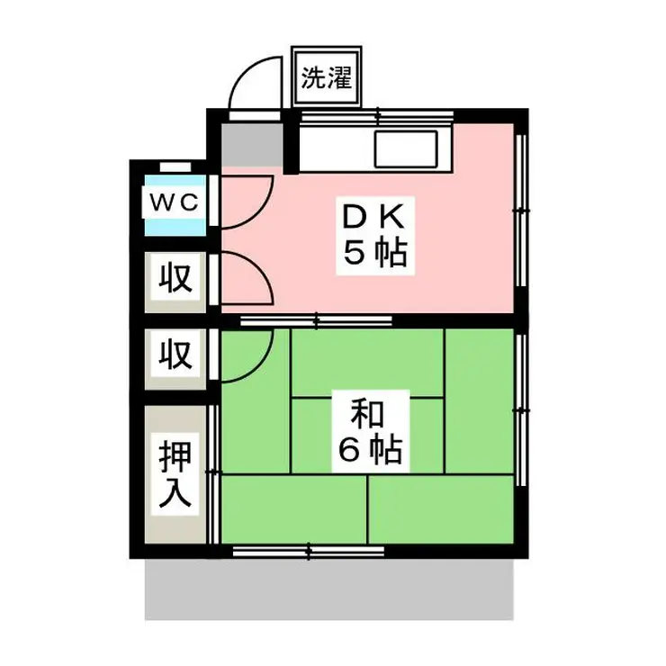 鳩ヶ谷荘 2階階 間取り