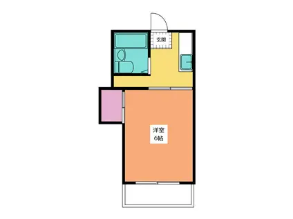 エクセレント内田(1K/2階)の間取り写真