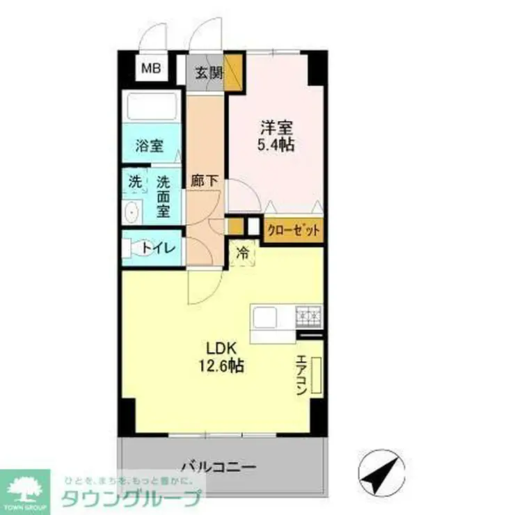 Murray Hill 4階階 間取り