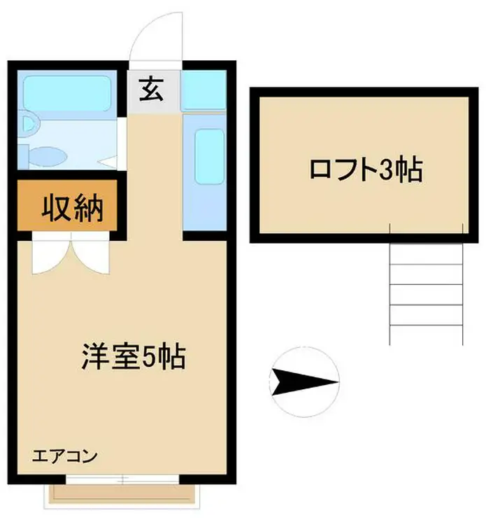 ヴァンガード・ミギハラ 1階階 間取り