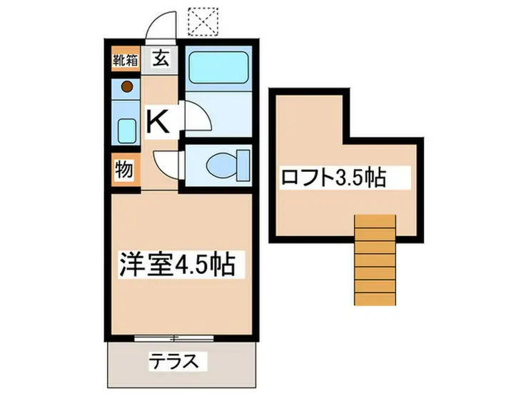 エクセランス小金井 1階階 間取り