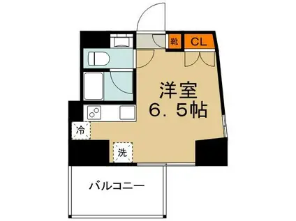 アルテシモリンクディセラ(1K/11階)の間取り写真