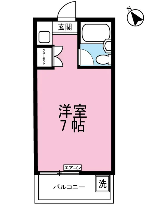みすきゃんさす多摩美 2階階 間取り