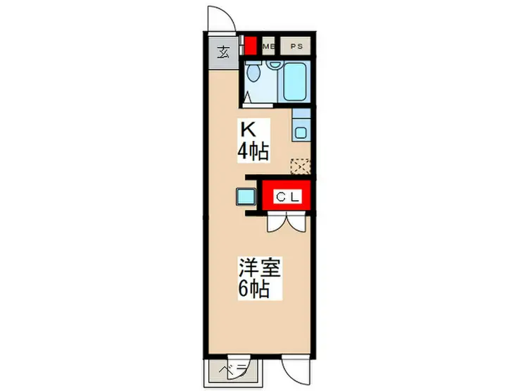 タームスつかさ 2階階 間取り