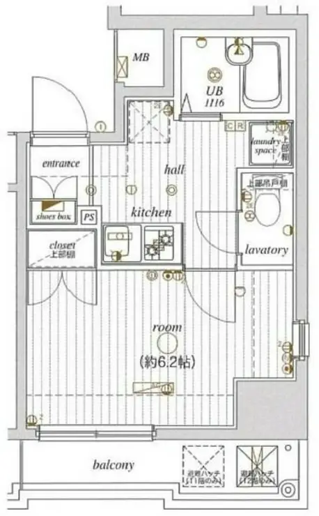 レピュア大塚 5階階 間取り