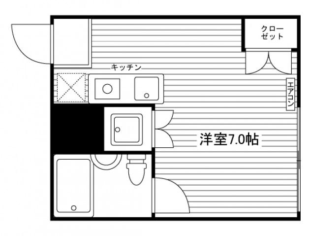 KINUGASA TERRASSE(ワンルーム/4階)の間取り写真