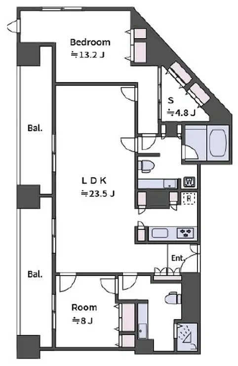 レグノ・セレーノ 19階階 間取り