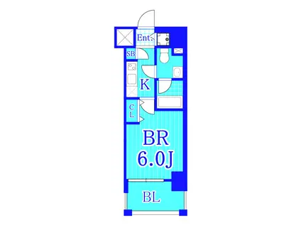レア横濱平沼壱番館(1K/5階)の間取り写真