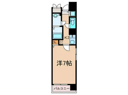 ヴィストリア立売堀 (1K/5階)の間取り写真