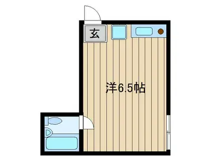 マサ・デ・アイランズ(ワンルーム/1階)の間取り写真