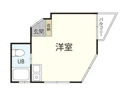 ネクサス五日市中央(ワンルーム/4階)の間取り写真