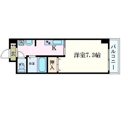 GP栄本町通(1K/2階)の間取り写真