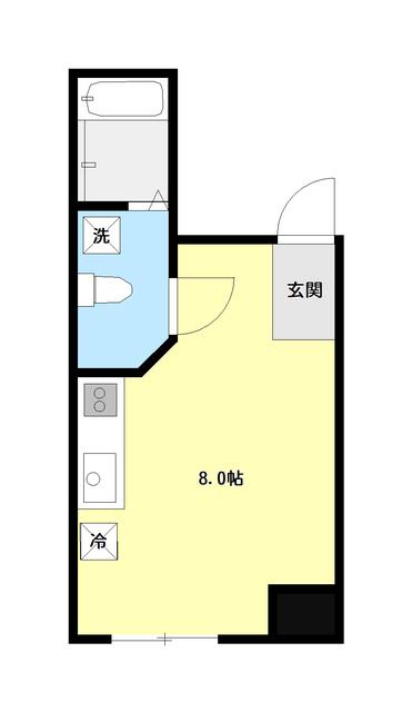 STAGER(ワンルーム/3階)の間取り写真