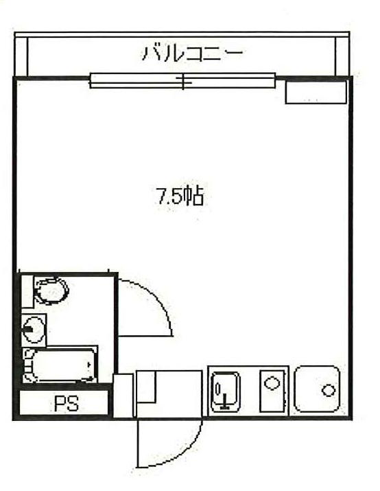 マンションNOBU(ワンルーム/3階)の間取り写真