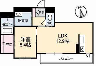 サニーガーデン(1LDK/2階)の間取り写真
