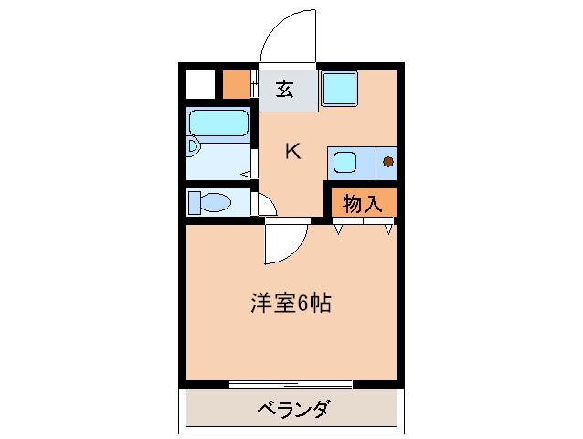 びいⅠ千種(1K/5階)の間取り写真