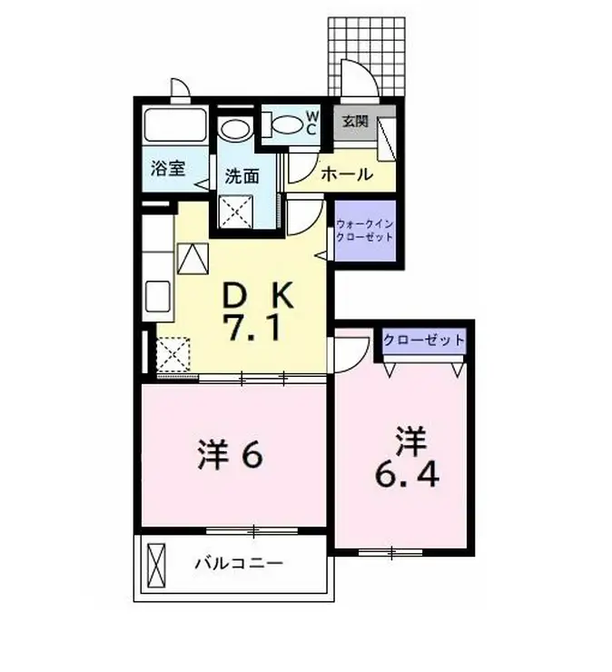 サンフェアリー 1階階 間取り