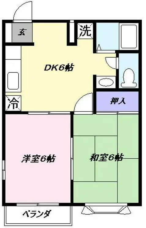 サニードミールIII 2階階 間取り