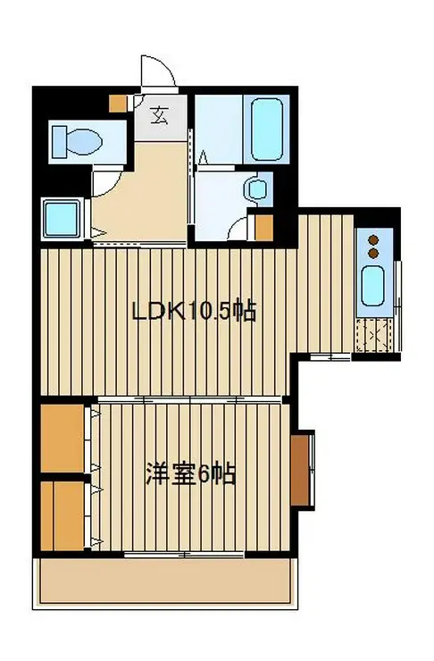 早川ビル弐号館 5階階 間取り