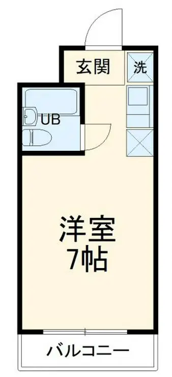 スカイコート船橋 1階階 間取り