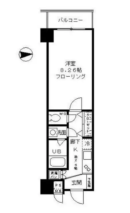 シルフィード東品川 2階階 間取り