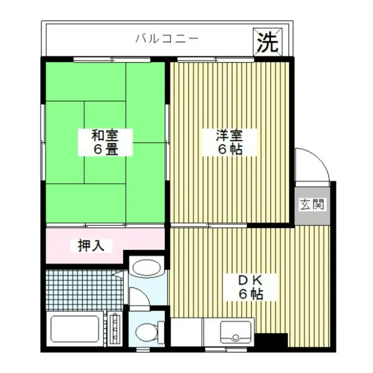 キャニオンマンション第8高島平 3階階 間取り