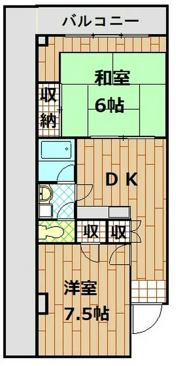 若木ブラスマンション 3階階 間取り