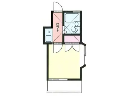 カレッジスペース21(1K/2階)の間取り写真