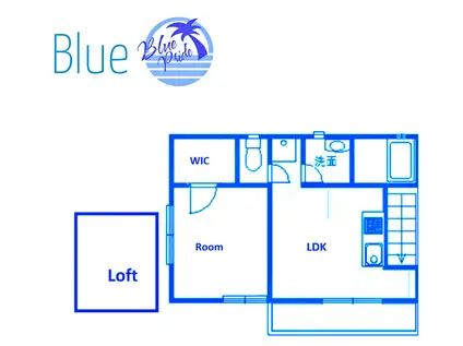 戸塚ハウス(1LDK/2階)の間取り写真