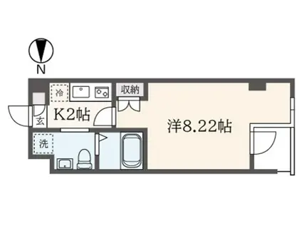 NS COURT 139(1K/3階)の間取り写真