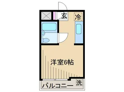 エスペランサ11(ワンルーム/4階)の間取り写真