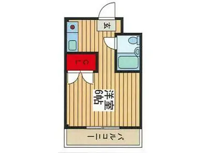 トウセンハイツ京島(ワンルーム/3階)の間取り写真