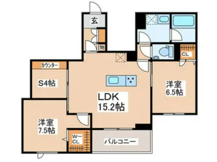 グランディヴィラ オオタカノモリII(2SLDK/3階)の間取り写真