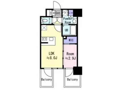 タウンハイツ(3DK/1階)の間取り写真