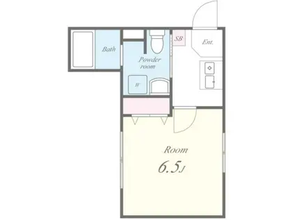 FLレジデンス池袋I(1K/4階)の間取り写真