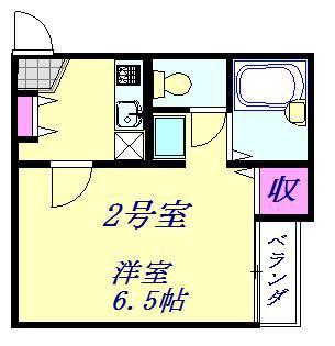 レガーロ宮原(1K/1階)の間取り写真