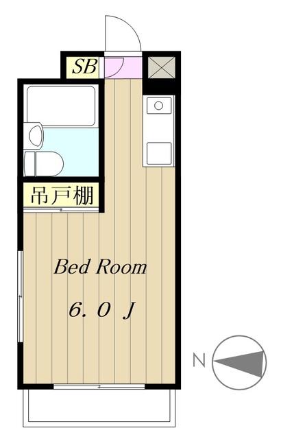 アートイン大塚(1K/4階)の間取り写真