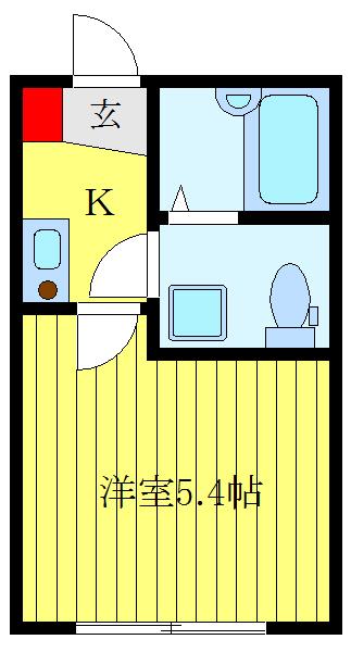 AVONMORE TERRACE(1K/1階)の間取り写真