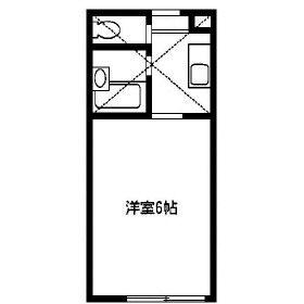 コンフォート渕野辺(1K/1階)の間取り写真