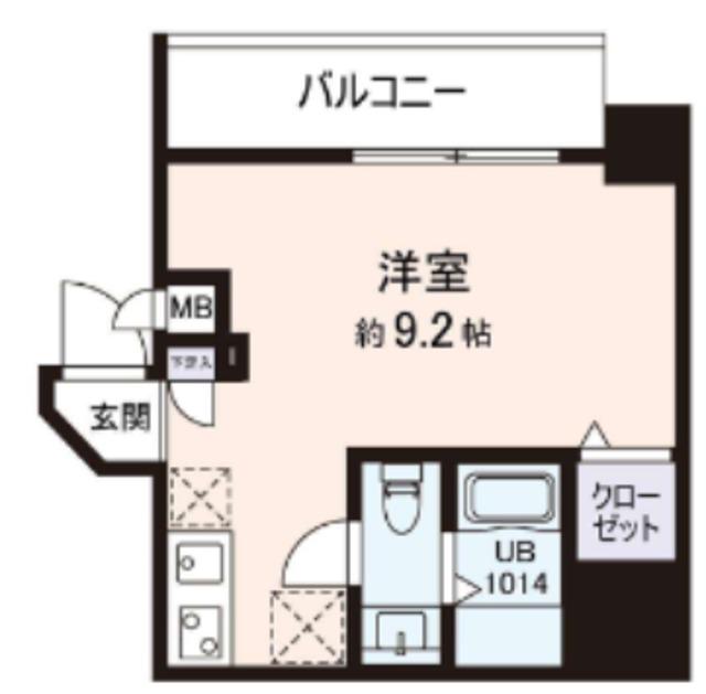 VISTA豊島(ワンルーム/7階)の間取り写真