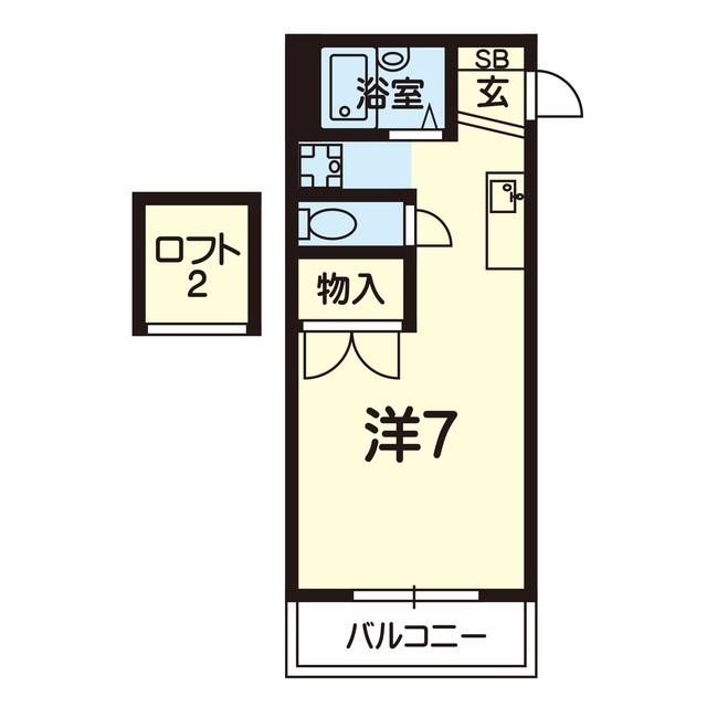 メゾンド・レクサスウエノビル(ワンルーム/3階)の間取り写真