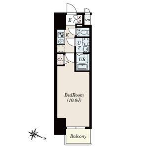 S-RESIDENCE春日井(1K/14階)の間取り写真