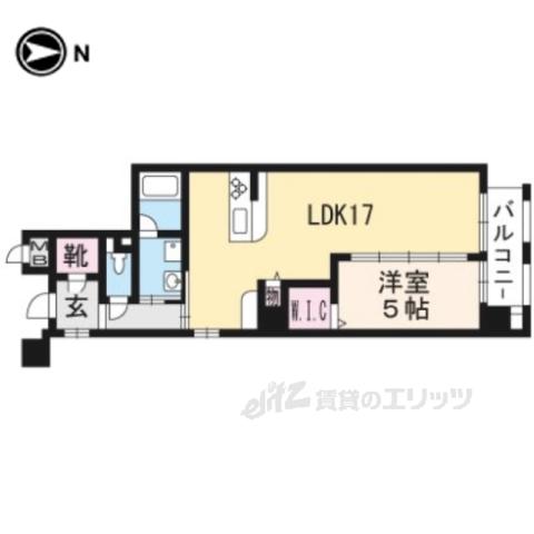 シルトクレーテ三条 (1LDK/2階)の間取り写真