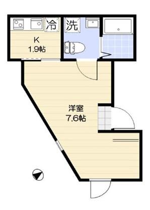 アライズ(1K/2階)の間取り写真