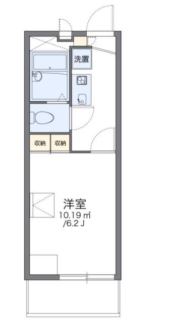 レオパレス彩II(1K/1階)の間取り写真