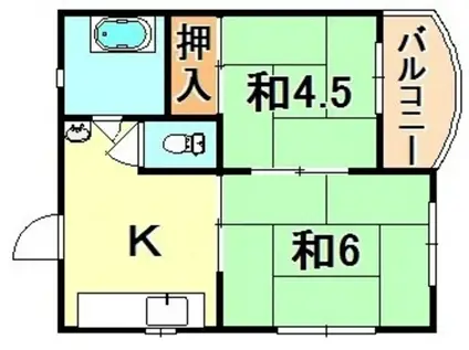 東門エースタウンビル(3K/7階)の間取り写真